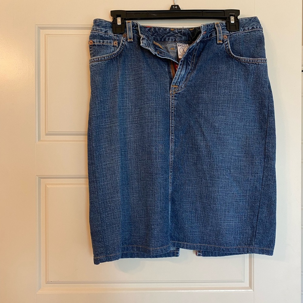 Lucky Brand Denim Pencil Skirt